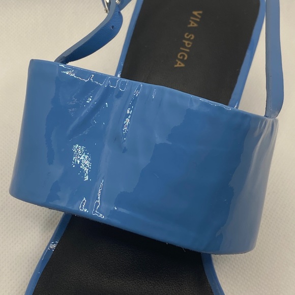 VIA SPIGA Women's Forte Block Leather sandal - Picture 6 of 6